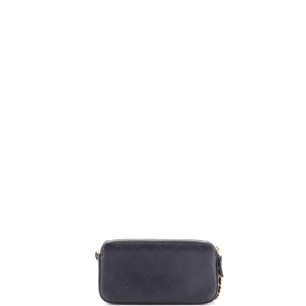 Chanel Chic Pearls Double Zip Clutch #266291C39B